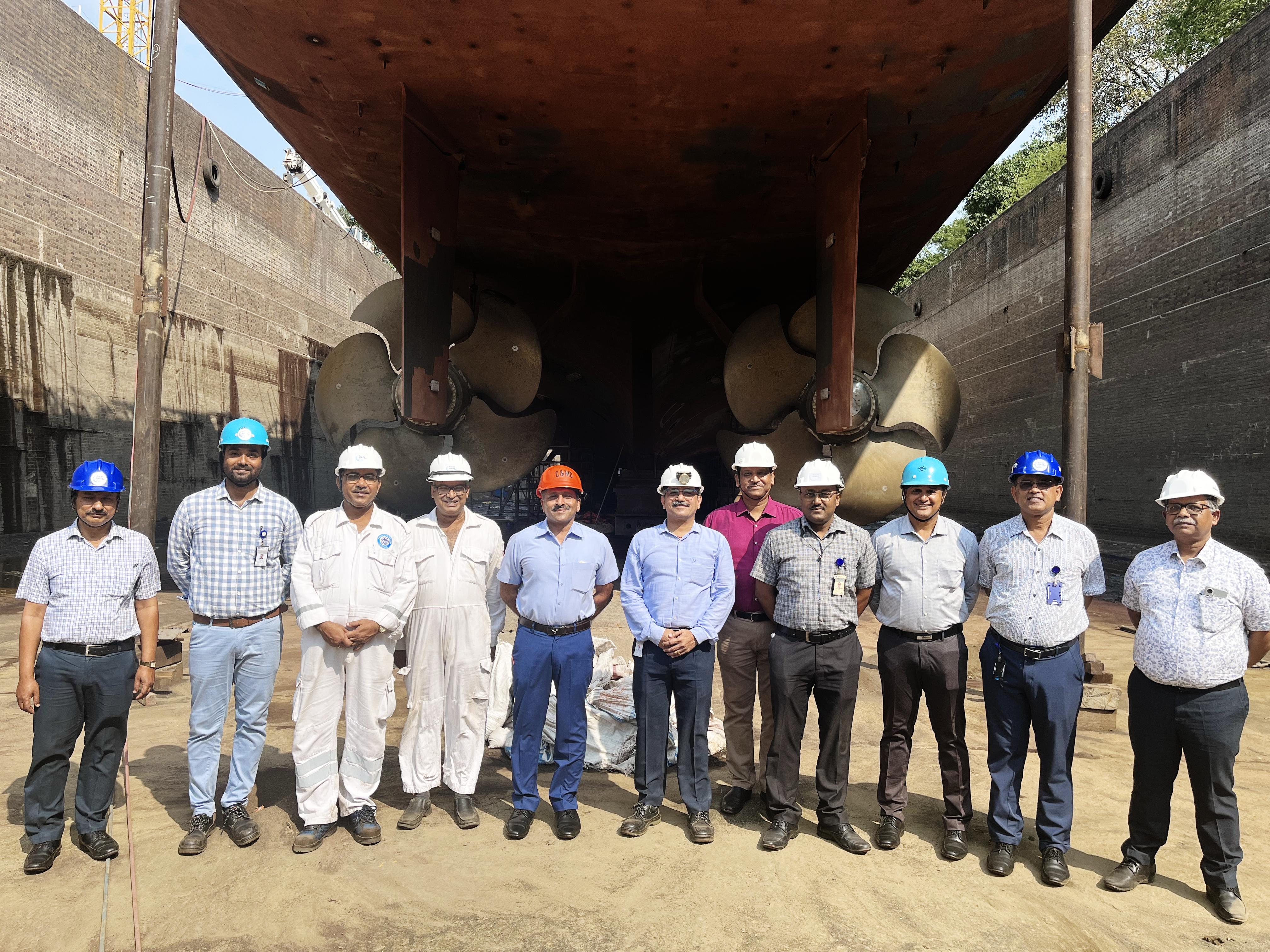 CMD VISITED HIMGIRI (YARD-3022) & NETAJI SUBHAS DOCK ON  12 APR 25 - Thumbnail